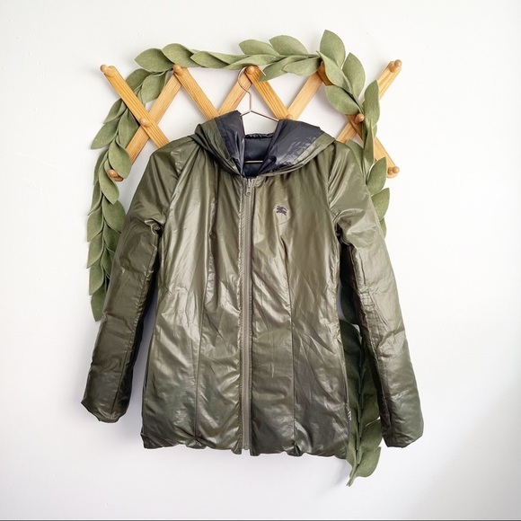 Burberry Blue Label Down Packable Down Puffer Coat - Reversible - Picture 3 of 15